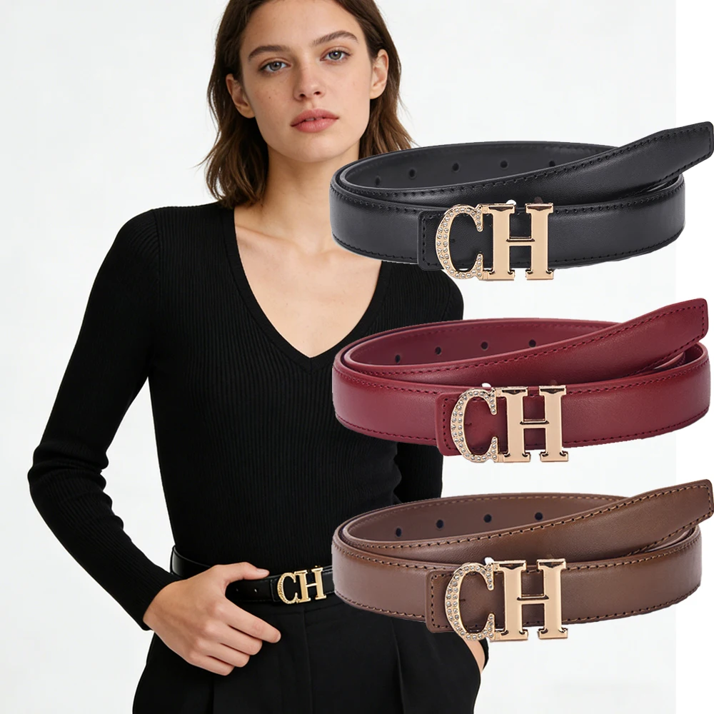 Women's Automatic Buckle Belt Simple And Fashionable Women's Casual Pants Dress Belt Retro Trendy Women's Holiday Gifts