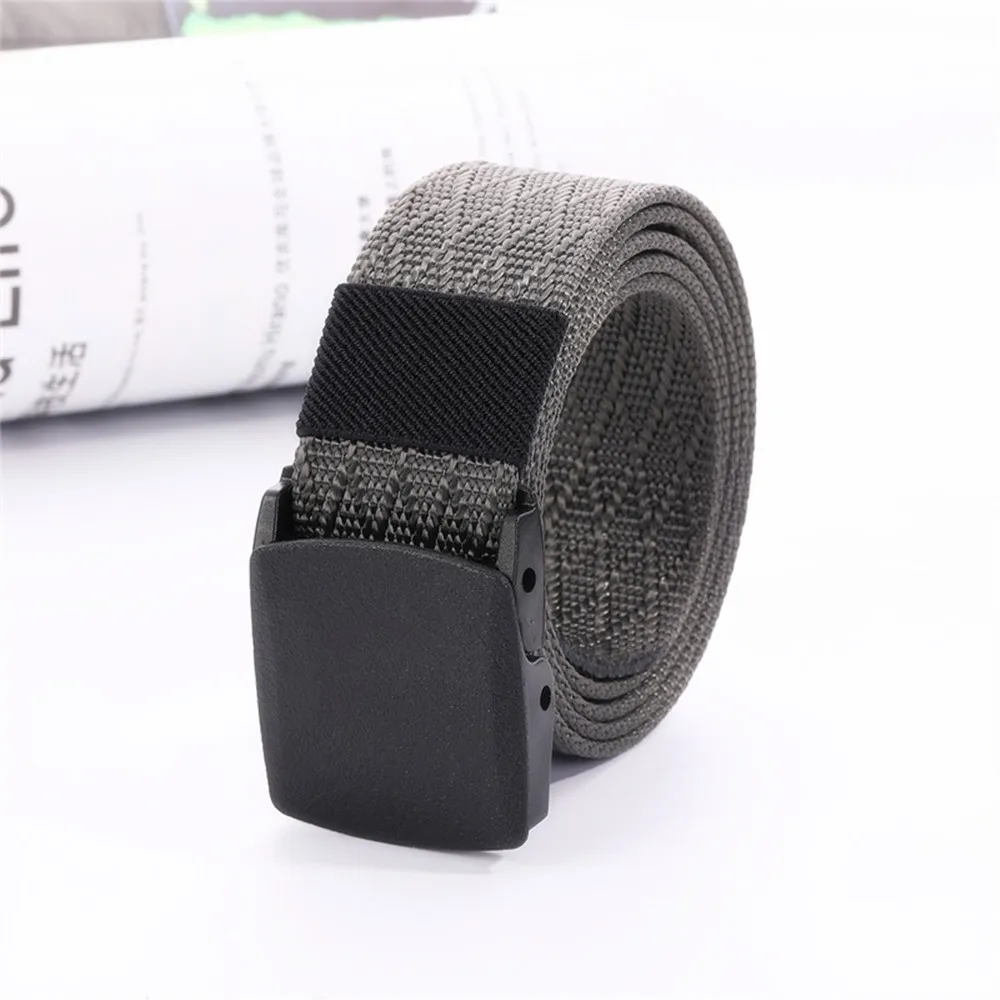 Automatic Buckle Nylon Army Tactical Men's Belt Military Canvas Waist Belt Outdoor Strap Travel Jeans Waistband for Women