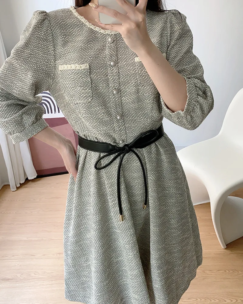 2024 Adjustable PU Leather Ladies Dress Belts Skinny Thin Women Waist Belts Strap Gold Color Buckle Female Belts Pasek Damski
