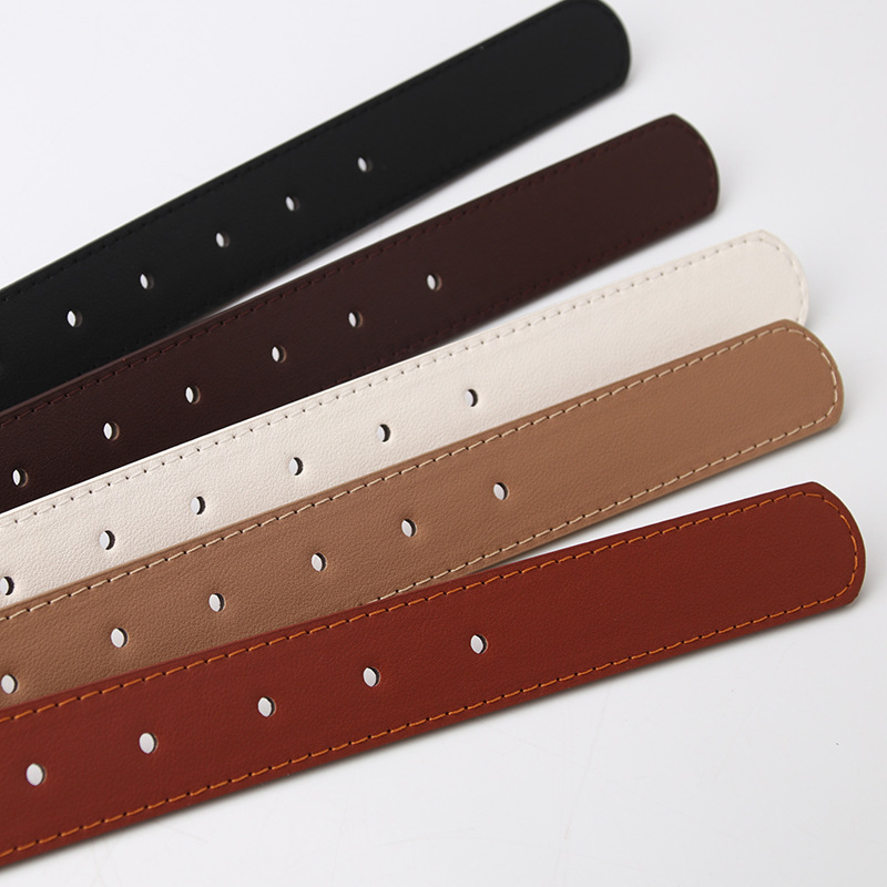 Fashion Pu Leather Waist Belts Women for Jeans Double D Buckle Ladies Belt for Dresses 10 Colors Available Wild Waistband Ladies