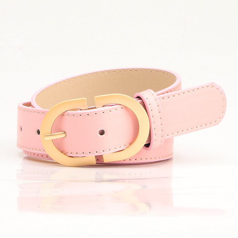 Fashion Pu Leather Waist Belts Women for Jeans Double D Buckle Ladies Belt for Dresses 10 Colors Available Wild Waistband Ladies