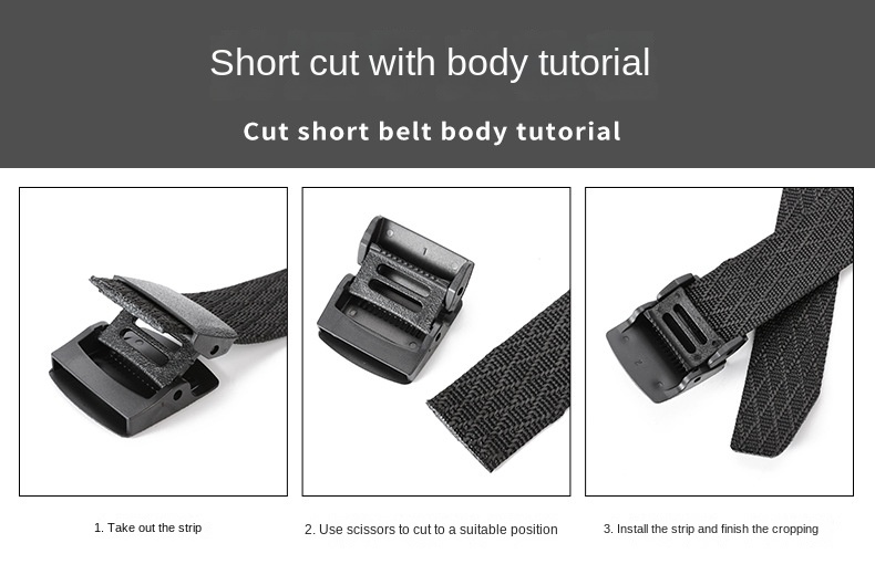 110/120/130/140cm Automatic Buckle Nylon Women Belt Outdoor Hunting Multifunctional - Canvas Sports Belt for Men