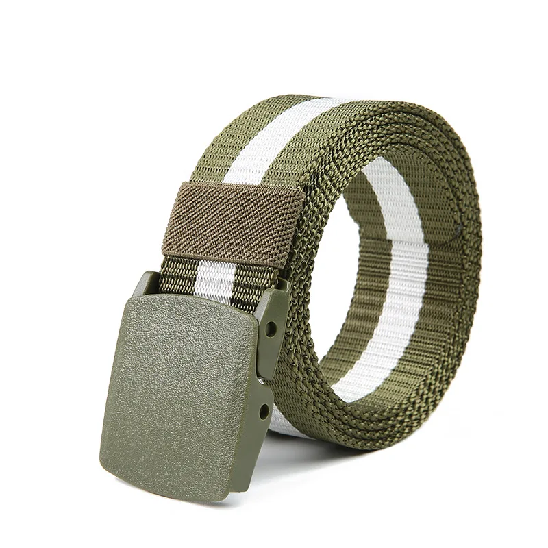 110/120/130/140cm Automatic Buckle Nylon Women Belt Outdoor Hunting Multifunctional - Canvas Sports Belt for Men