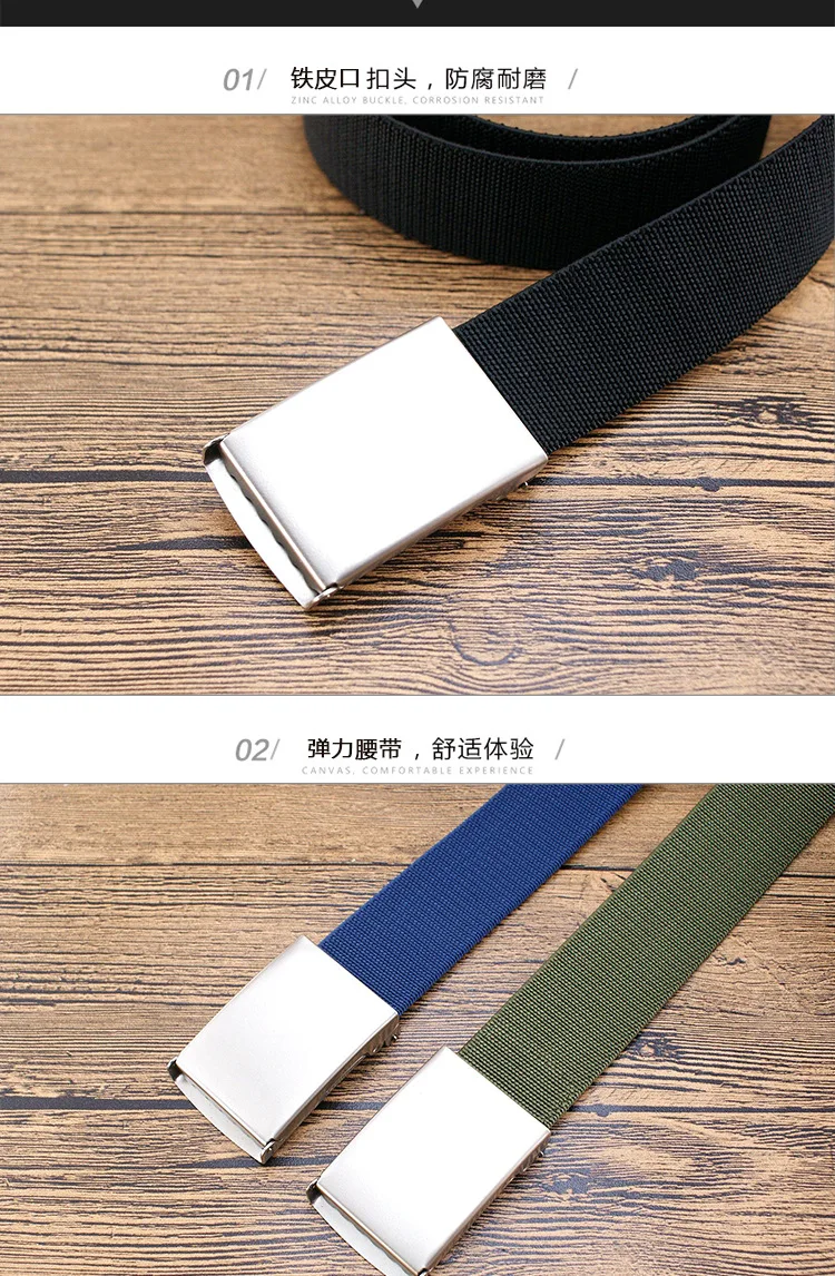 New Canvas Belts for Men and Women Ladies Woven Belts Canvas Belts for Women Luxury Designer Brand Unisex Nylon Waistband 3.8cm