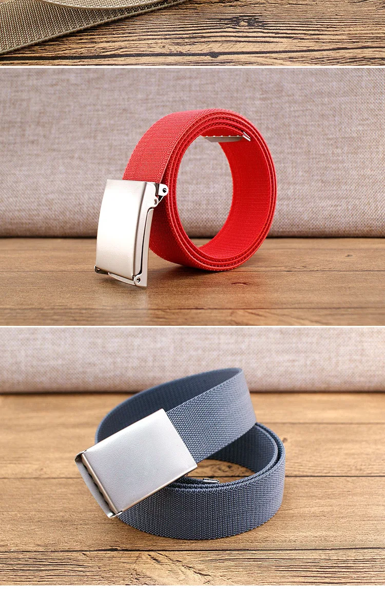 New Canvas Belts for Men and Women Ladies Woven Belts Canvas Belts for Women Luxury Designer Brand Unisex Nylon Waistband 3.8cm