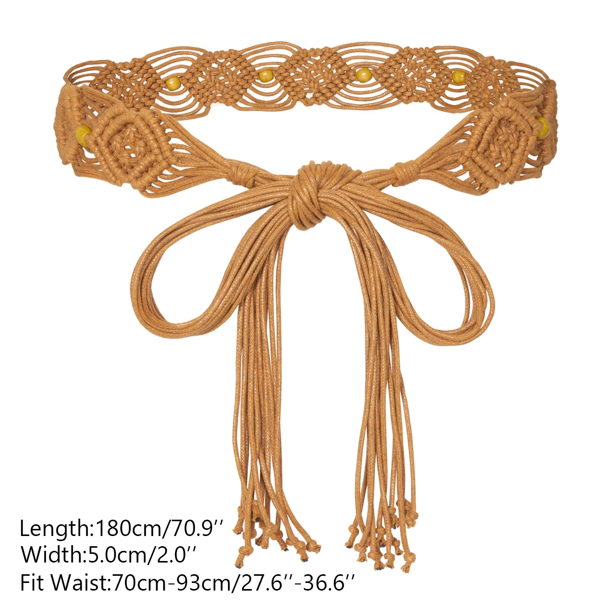 SISHION 2025 Women Woven Waist Belt Crochet Summer Beach Handwoven Rope Braided Skinny Dress Belts Waistband Bohemian TCS356