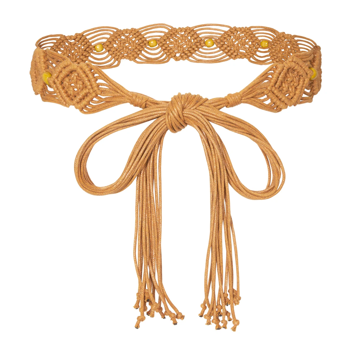 SISHION 2025 Women Woven Waist Belt Crochet Summer Beach Handwoven Rope Braided Skinny Dress Belts Waistband Bohemian TCS356