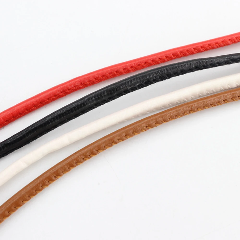 Faux Leather Slim Belt Knotted Waist Belt Solid Color Thin Waist Chain Long Waist Rope Dresses String Vintage DIY Waistband 벨트
