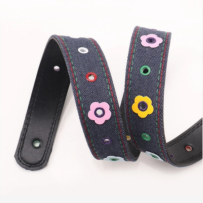 Women's Y2k Belt With Plaid Denim Jeans Decoration Dopamine Belt Accessories For American Hot Girl
