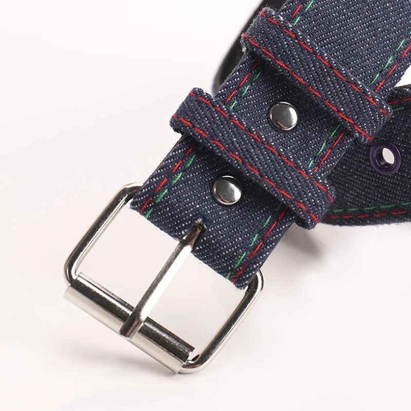 Women's Y2k Belt With Plaid Denim Jeans Decoration Dopamine Belt Accessories For American Hot Girl