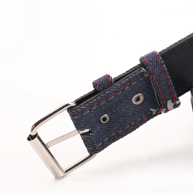 Women's Y2k Belt With Plaid Denim Jeans Decoration Dopamine Belt Accessories For American Hot Girl