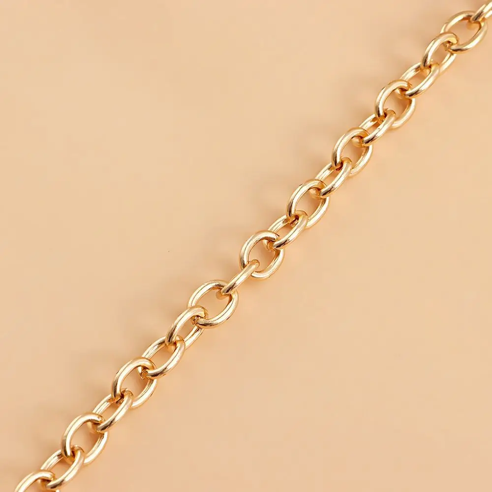 Fashion Sun Waistband for Women Girl Punk Hip Hop Waist Chain Vintage Metal Waist Chain for Dress Ladies Body Chain Belt Jewelry