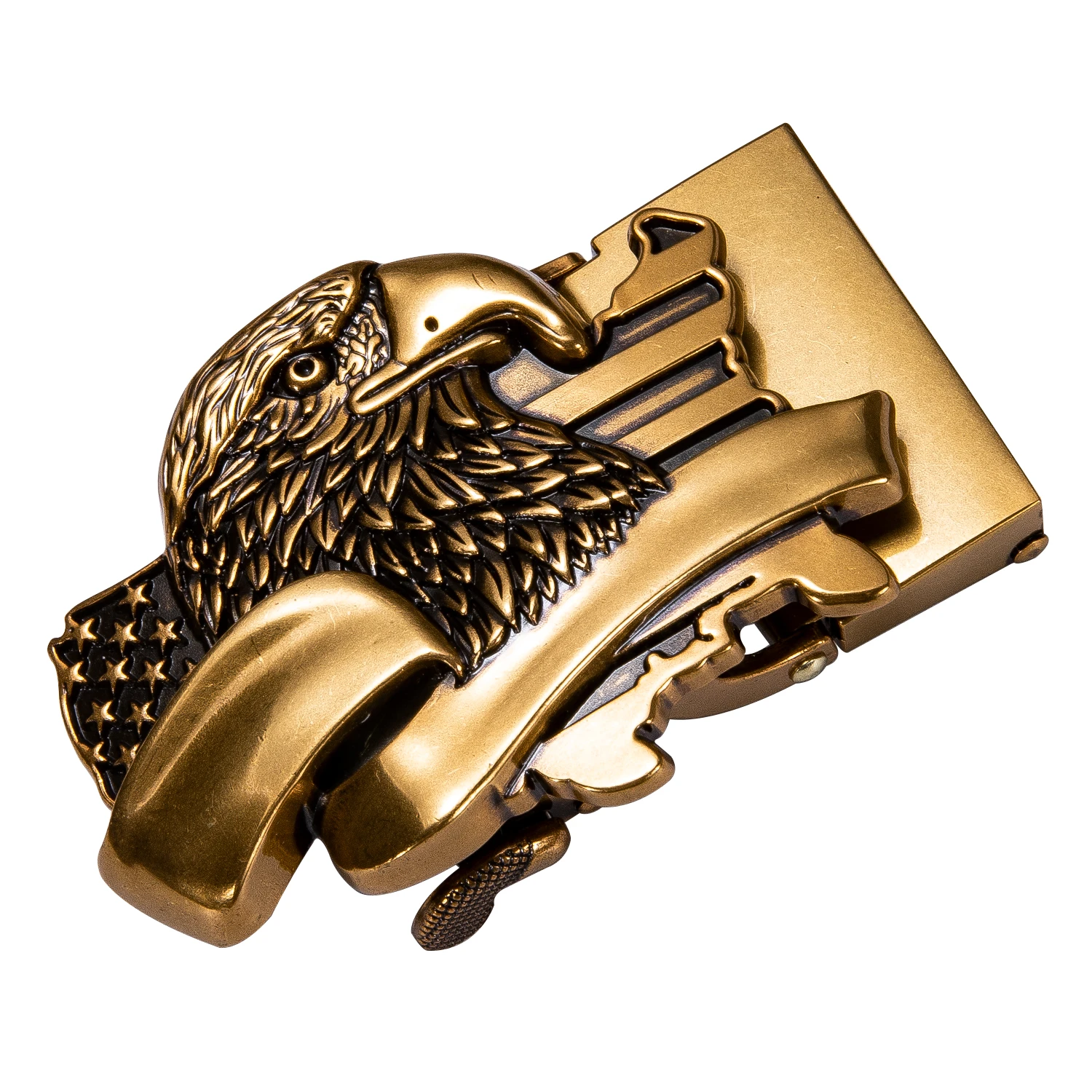 Hi-Tie Luxury Brand Men's belt buckles 3.5cm Width Men's Classic Fashion Alloy Metal Automatic Belt Buckles for Men Cowboy