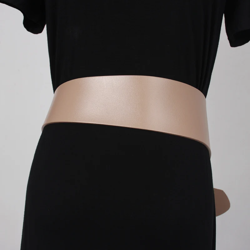 Irregular Spring Suit Shirt Women Waist Belt Real Leather Waistband WIde Cinch Strap Cowhide Cowskin Waistband Corsset Belt 2021