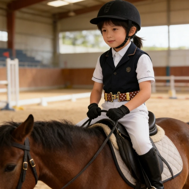 XXFD Fashionable Elastic Belt Waist Strap for Horseback Riding and Outdoor Adventures