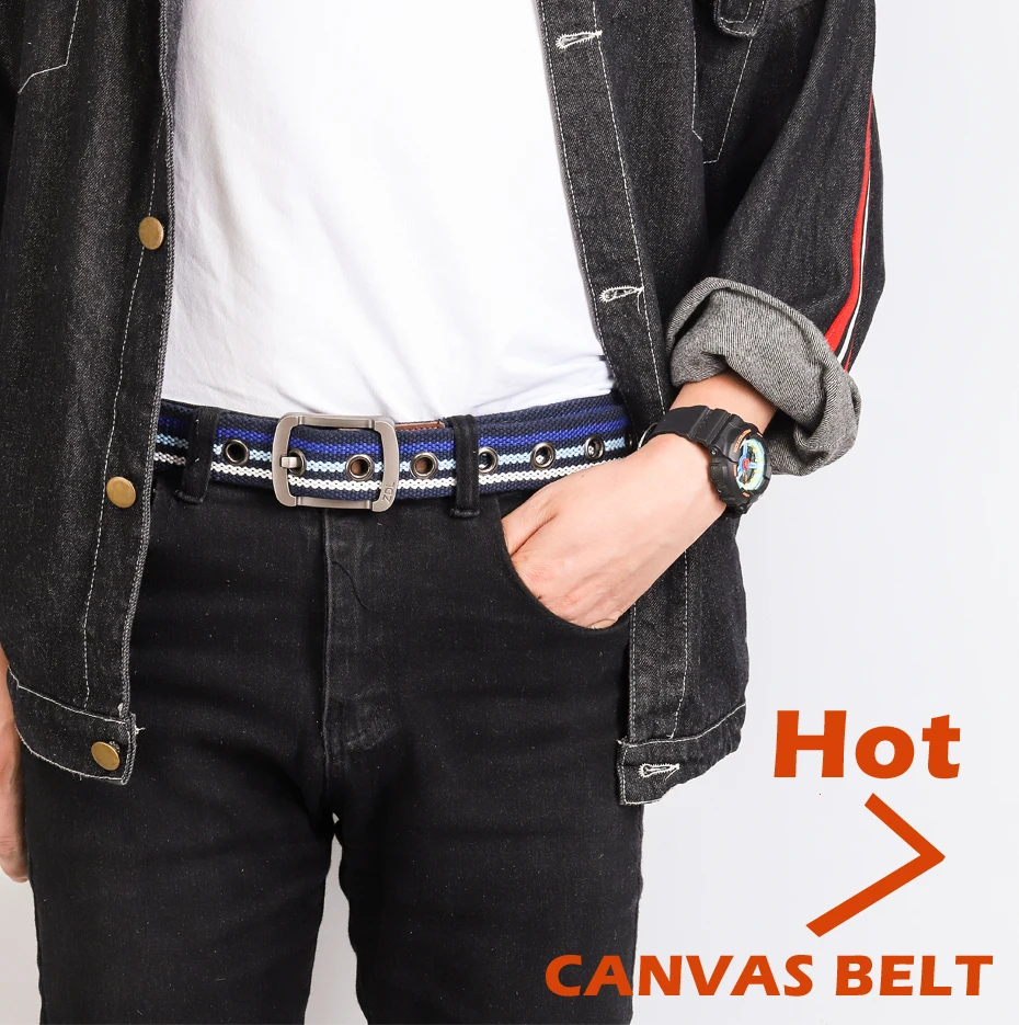 MEDYLA Canvas Belt Outdoor Tactical Belt Unisex High Quality Canvas Belts for Jeans Male Luxury Casual Straps Ceintures