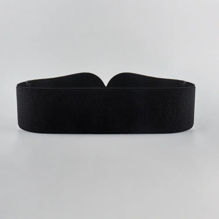 Luxury Ladies Wide Belt Elastic Vintage Buckle Leather Wide Fashion Wild Pin Buckle Women's Belt Waist Seal Belt