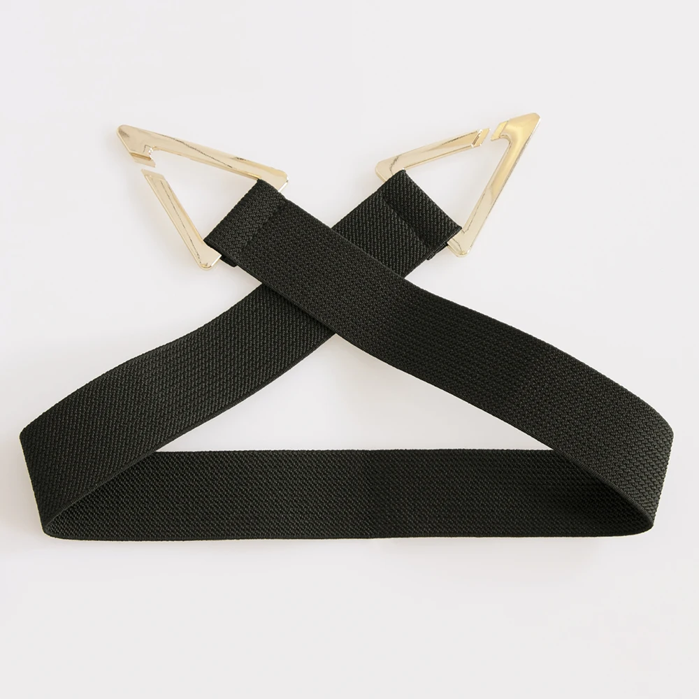 SISHION Fashion Plus Size S-XXL Women Waist Belts TCS275 Black Brown Elastic Thin Casual Corsets Belt