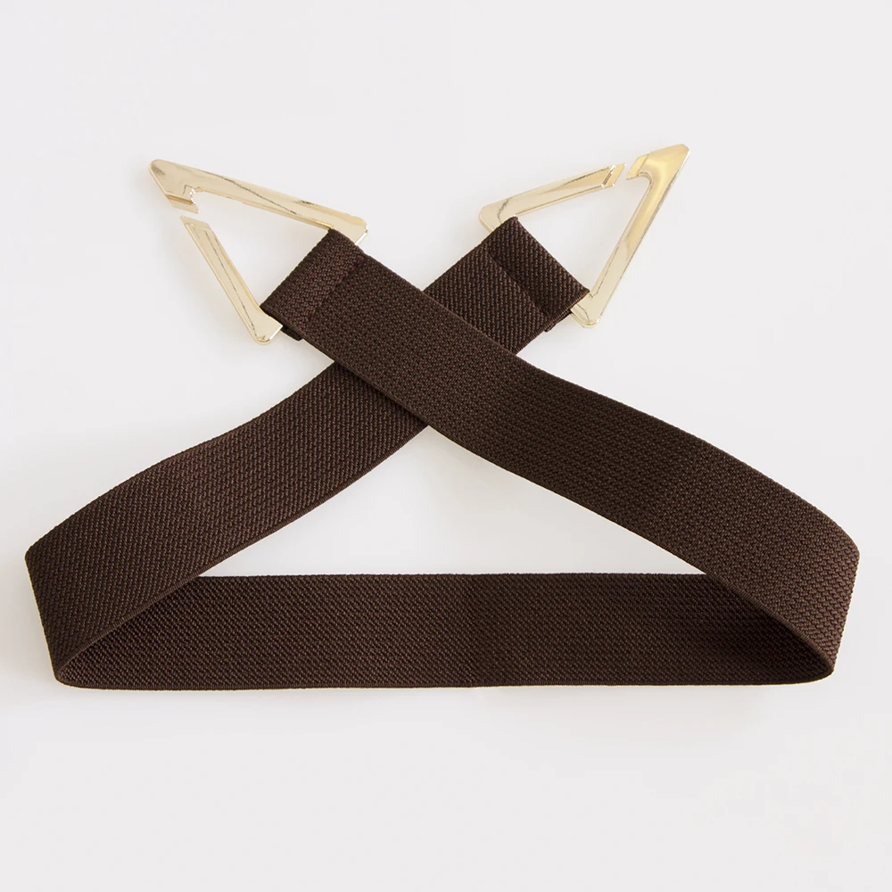 SISHION Fashion Plus Size S-XXL Women Waist Belts TCS275 Black Brown Elastic Thin Casual Corsets Belt