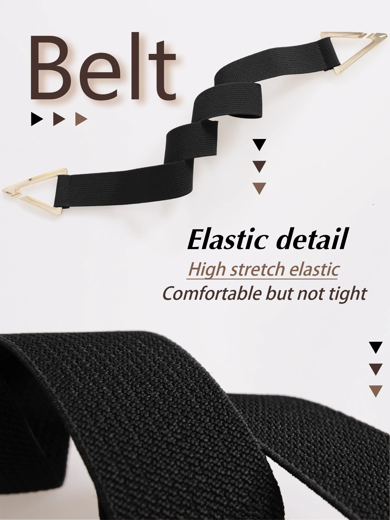 SISHION Fashion Plus Size S-XXL Women Waist Belts TCS275 Black Brown Elastic Thin Casual Corsets Belt