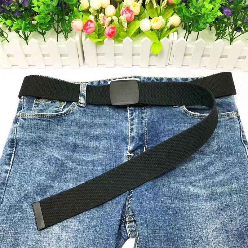 3.8cm Men's Belt Outdoor Casual Canvas Belt Metal Free Training Tactical Belt With Pants Jeans Belt Sports For Men Women belts