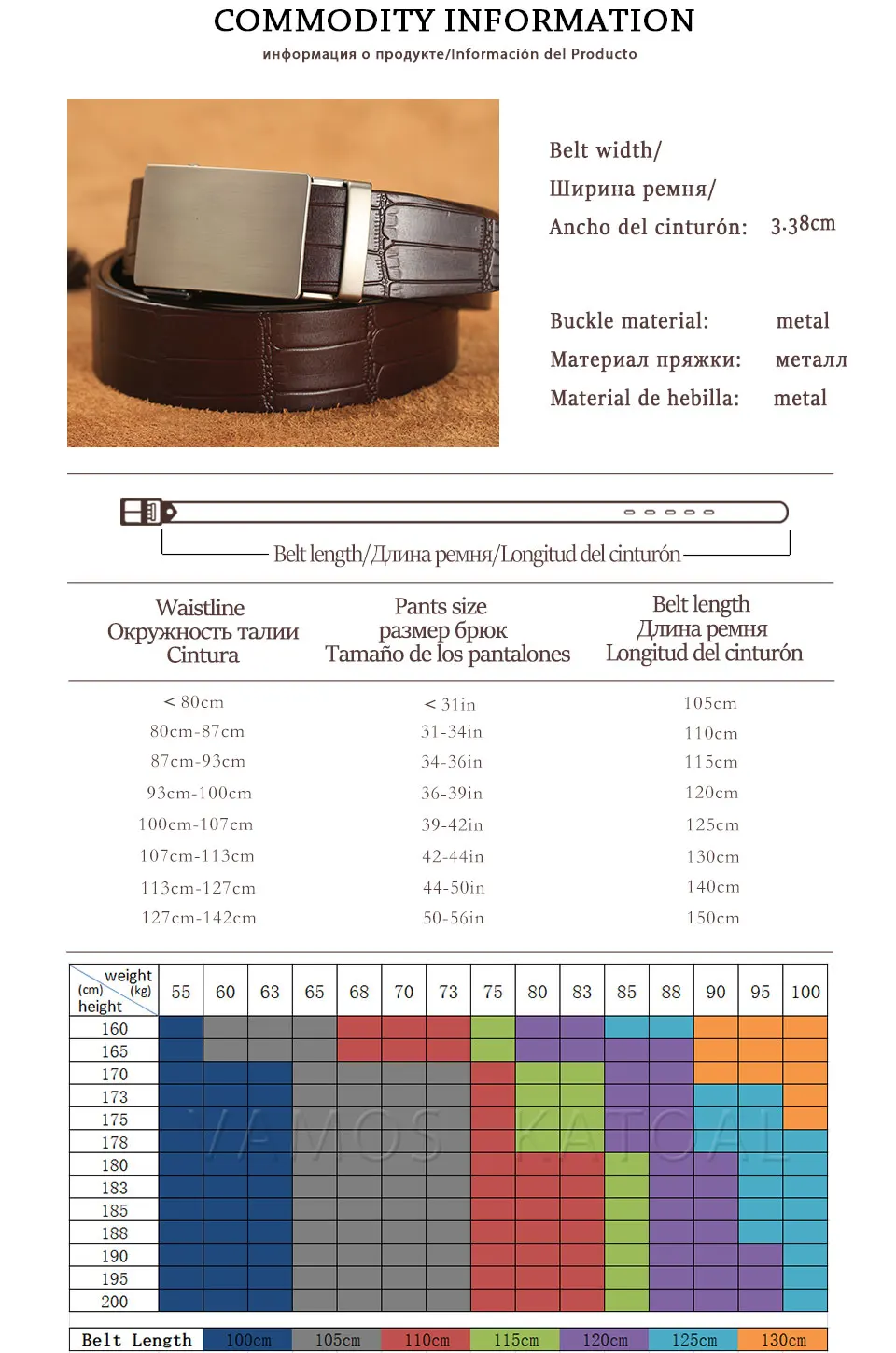 Men Belts Genuine Leather Business Fashion Designer Belt Bamboo Pattern Waistband High Quality Automatic Buckle Belts for Men