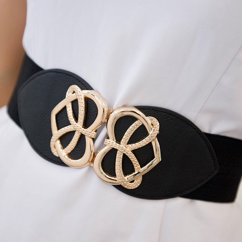 1PC Fashion 60x6cm Female Waistband Wide Waist Elastic Stretch Belt for Women Cinch Waistband Dress Coat Clothing Accessories