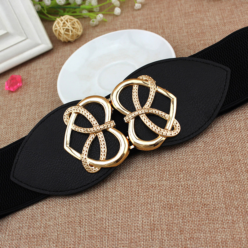 1PC Fashion 60x6cm Female Waistband Wide Waist Elastic Stretch Belt for Women Cinch Waistband Dress Coat Clothing Accessories