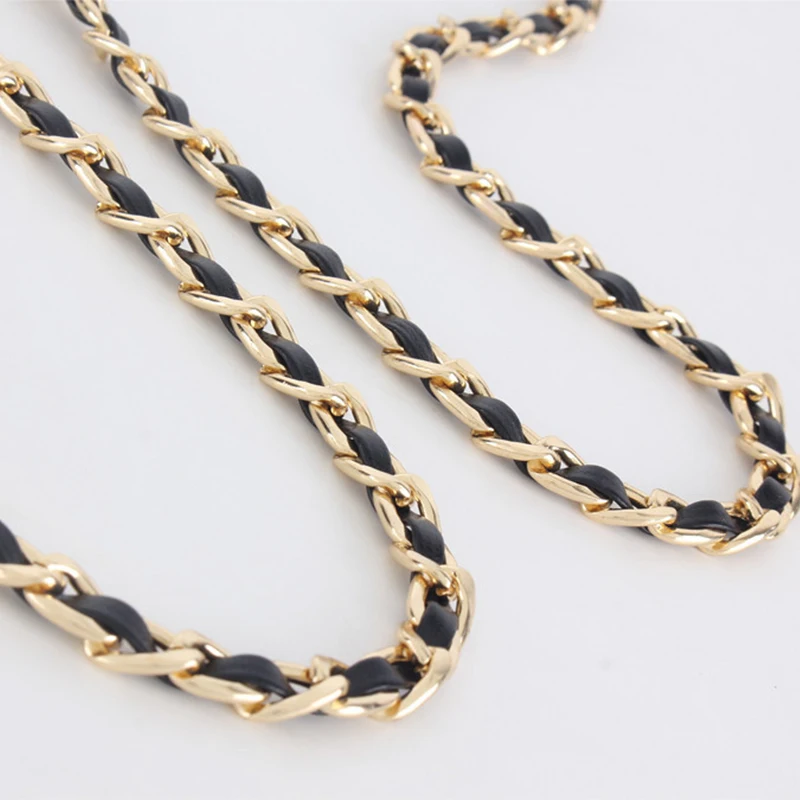 Fashion Tassel Metal Waist Chain for Women Belt Golden Color Waistband For Dress Skirt Decorative Girdles Strap Slim Body Chains