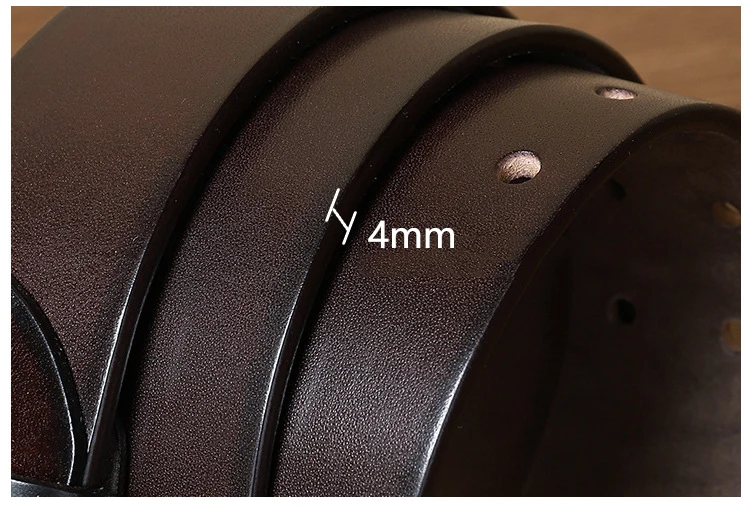 4.3cm*105-125cm Men's Cowskin Belt Genuine Leather Crafts Jeans Belts Double Pin Buckle Luxury Designer Waistband for Men Gift