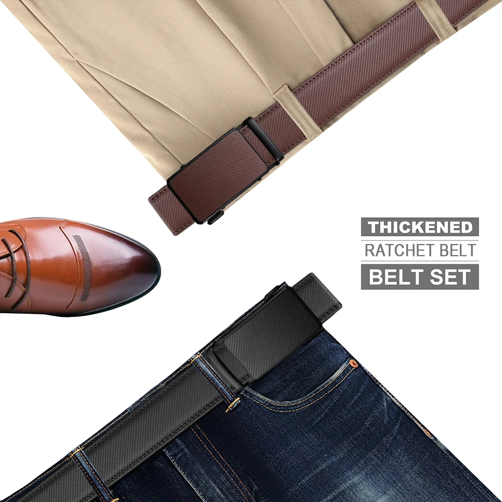 Men's New Fashionable Luxury Genuine Leather Women Men Belts with Alloy Chains Business Style Metal Pin Buckle for Jeans