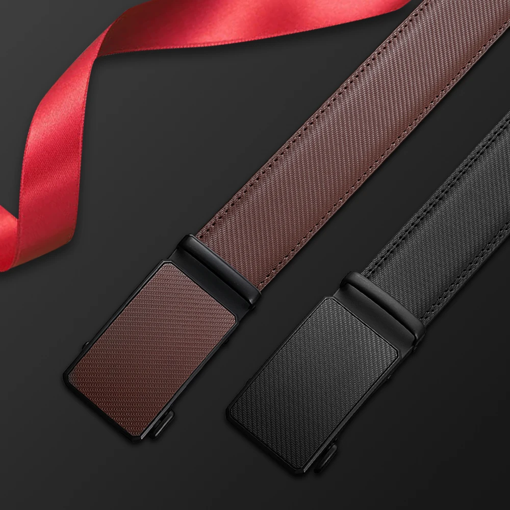 Men's New Fashionable Luxury Genuine Leather Women Men Belts with Alloy Chains Business Style Metal Pin Buckle for Jeans