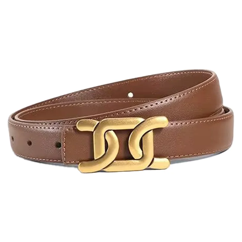 Classic Retro Style Women's Belt For Girlfriend Wife Birthday Gifts All-Match Jeans Skirt