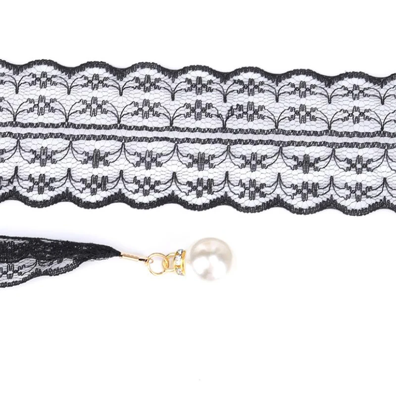 Fashion Sweet Decorative Lace Waist Belts Pearl Pendant Clothing Accessories Chain Belt Elegant Dress Waist Chain For Women