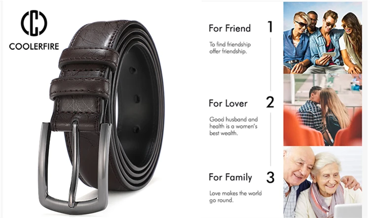 Designers Men Belts Genuine Leather Dress Casual Pin Buckle Business Belt for Man 2019 New Male Belt Luxury Strap HQ091
