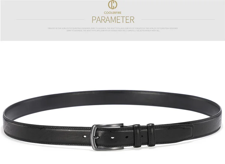 Designers Men Belts Genuine Leather Dress Casual Pin Buckle Business Belt for Man 2019 New Male Belt Luxury Strap HQ091