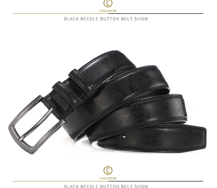 Designers Men Belts Genuine Leather Dress Casual Pin Buckle Business Belt for Man 2019 New Male Belt Luxury Strap HQ091