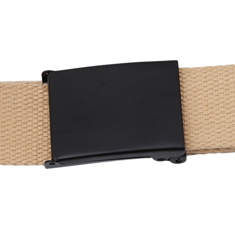 High Qualtiy Army Tactical Men Belt Unisex Male Casual Buckle Belts Canvas Webbing Waistband Army Tactical Waist Belt