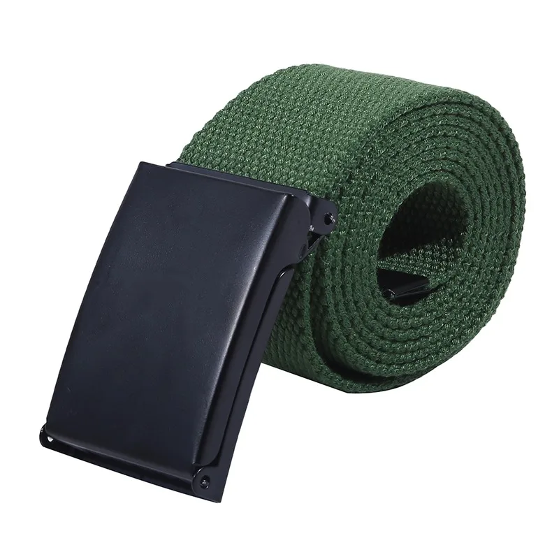 High Qualtiy Army Tactical Men Belt Unisex Male Casual Buckle Belts Canvas Webbing Waistband Army Tactical Waist Belt
