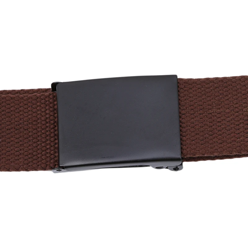 High Qualtiy Army Tactical Men Belt Unisex Male Casual Buckle Belts Canvas Webbing Waistband Army Tactical Waist Belt