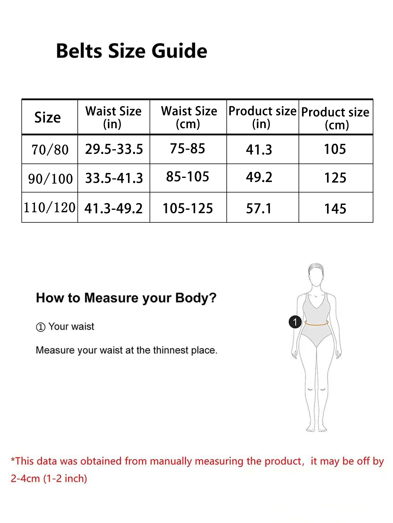 Hershine 1-Piece Women's Fashion Solid Color Metal Tag Decorative Waist Chain, Elegant Dress Accessory, Spring, Summer, Christmas