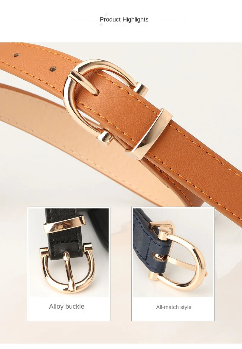 Leather Female Belt Strap Black Brown Green Women Belts Ladies Dress Belt Girls Pants Jean Waist Belt Luxury Ceinture Femme