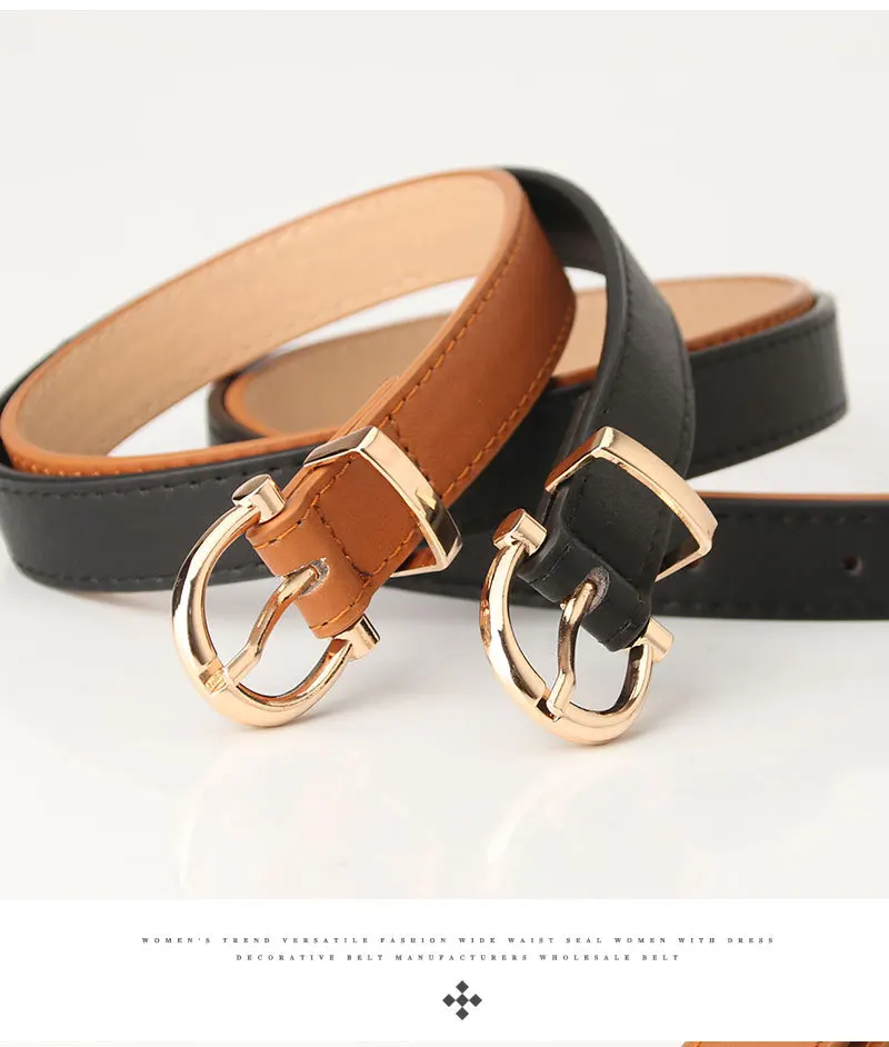 Leather Female Belt Strap Black Brown Green Women Belts Ladies Dress Belt Girls Pants Jean Waist Belt Luxury Ceinture Femme