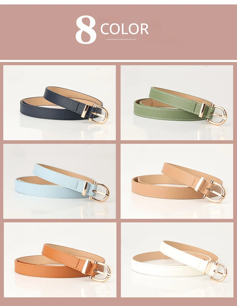 Leather Female Belt Strap Black Brown Green Women Belts Ladies Dress Belt Girls Pants Jean Waist Belt Luxury Ceinture Femme