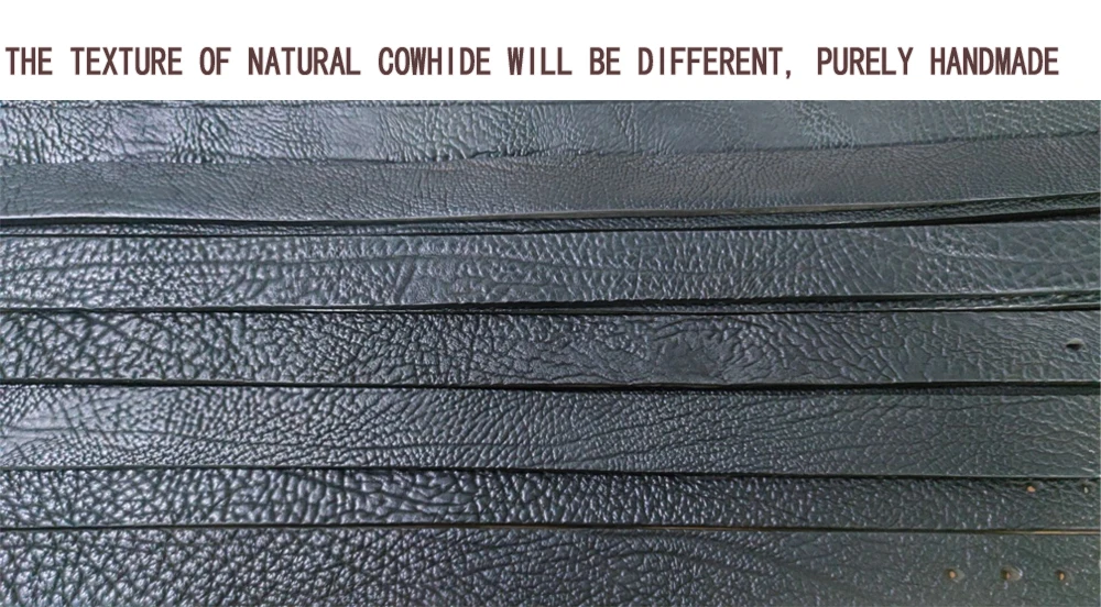Mens Stainless Steel Buckle Cowhide Handmade Genuine Leather Thickened Belts For Men Luxury Cowboy Belt Gift Full Grain Leather