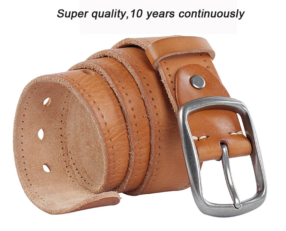 MEDYLA New Brand Leather Belts For Men Casual pants jeans Leather Soft High Quality Genuine Leather Man's Belt MD507 Dropship