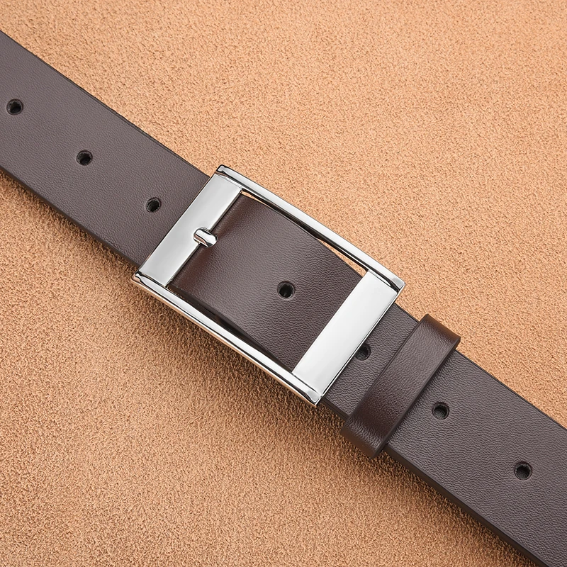 New Men's Luxury Belt PU Leather Belt Metal Pin Buckle High-Quality Well-Known Brand Designer Belt Jeans Men's Belt