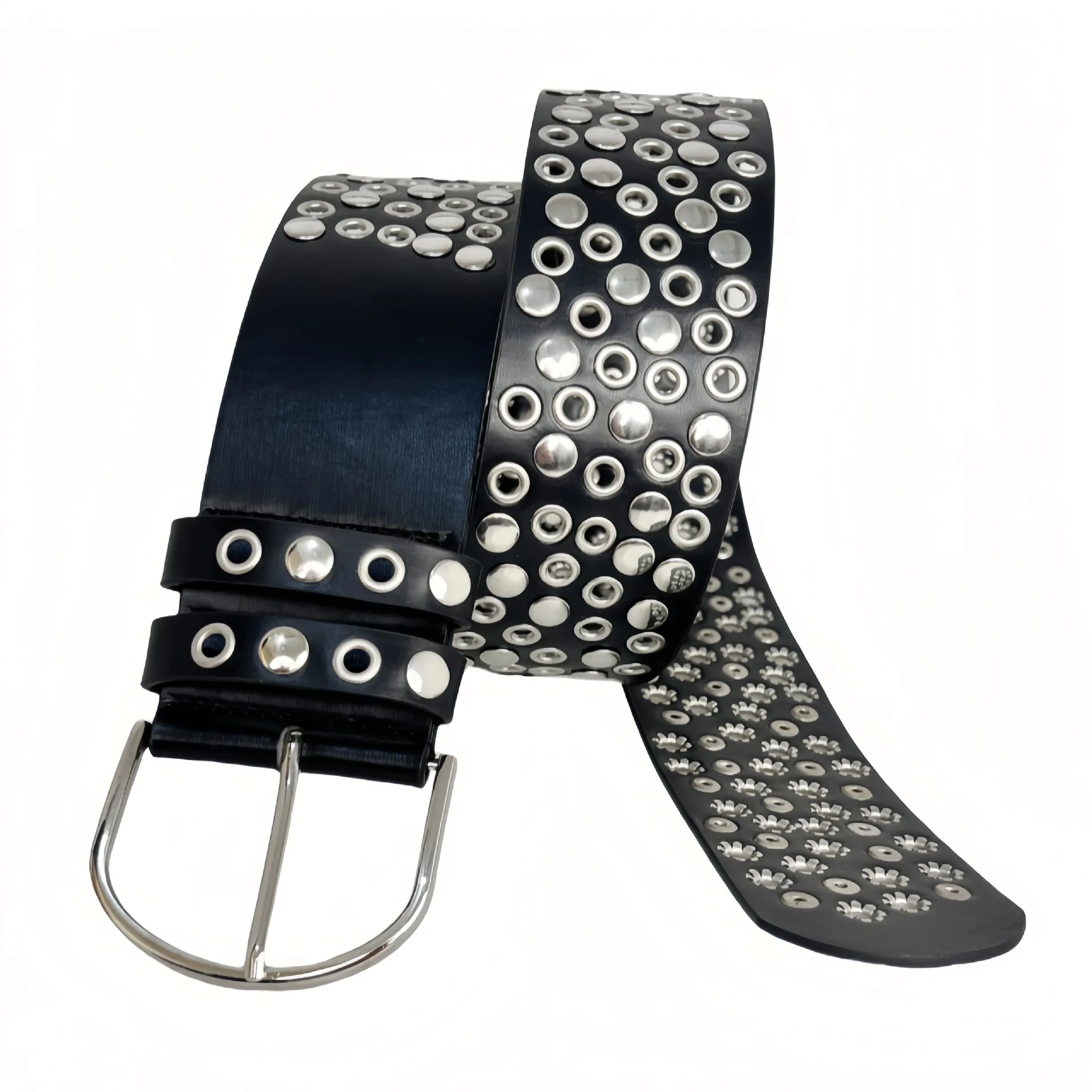 American Vintage Punk Wide Belt For Women Designed Versatile Y2k Luxury Pu Belt Spice Girls Prom Dress Embellished Belt