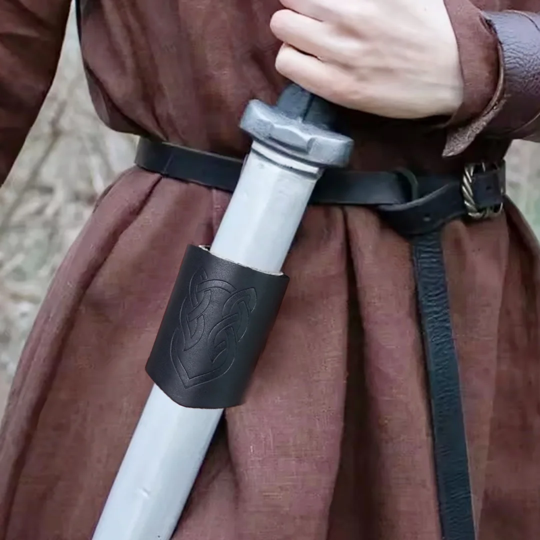 Medieval Larp Sword Sheath Frog Dagger Scabbard With Belt Loop Gothic Viking Knight Costume Attachment Athame Holder