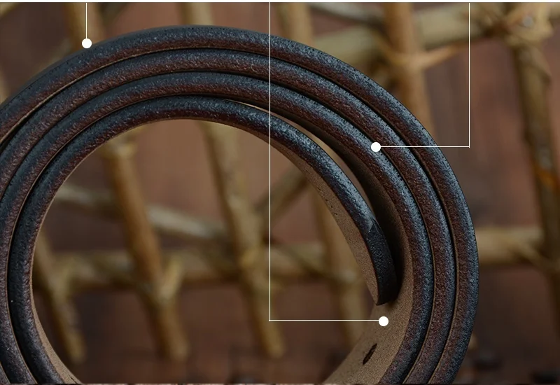 COWATHER cow genuine leather mens belt for men high quality luxury three colors 100-130cm belt for men